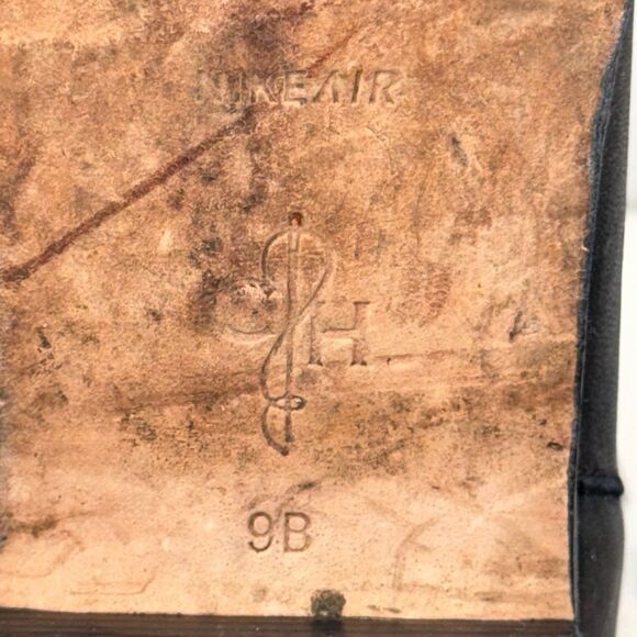 Cole Haan Air Avalon Riding Black Leather Suede Knee Boots D32497 Buckle 9B - Picture 7 of 11